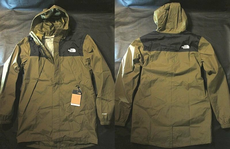 本物正規◆ノースフェイス◆防水 マウンテン パーカー/コート ANTORA PARKA■L■カーキグリーン/黒/新品/アメリカ限定/MILITARY OLV/4Q6