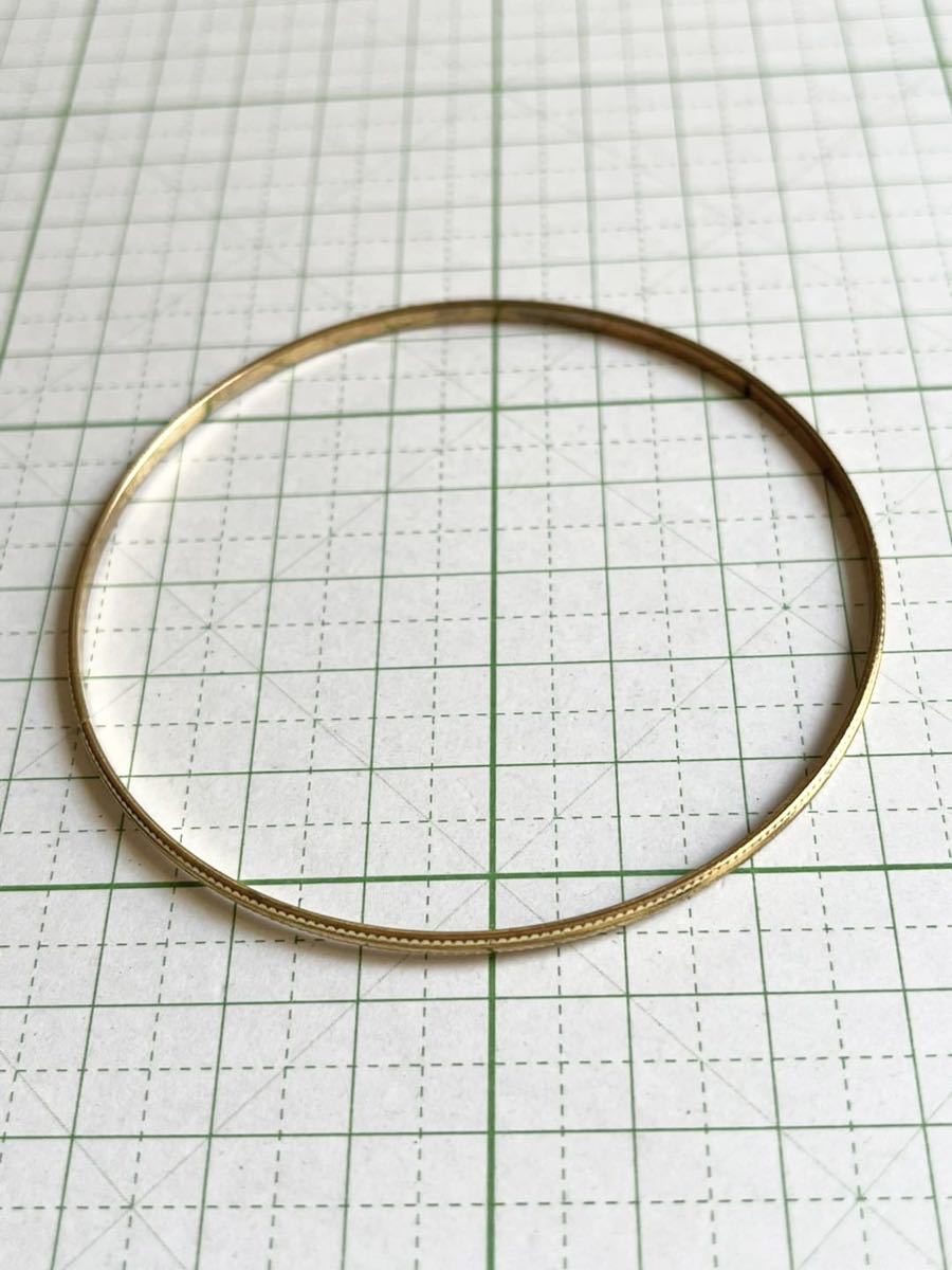 K ★レア★ 美品　海外製　刻印なし　ブレスレット　＆371 送料185円〜　アンティーク　ビンテージ