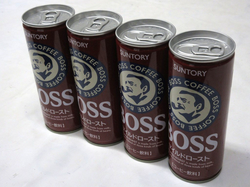 11K154 当時物 90年代 BOSS ボス マイルドロースト 缶コーヒー 4本 未開封 コレクションなどに 現状 売り切り