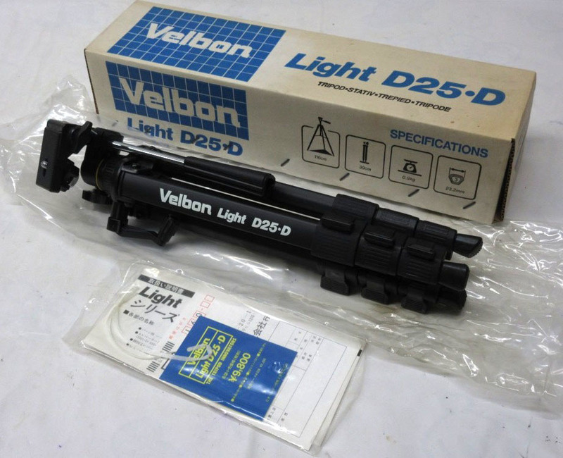 11K195 Velbon ベルボン Lightシリーズ 三脚 [Light D25-D] 長期保管品 現状 売り切り