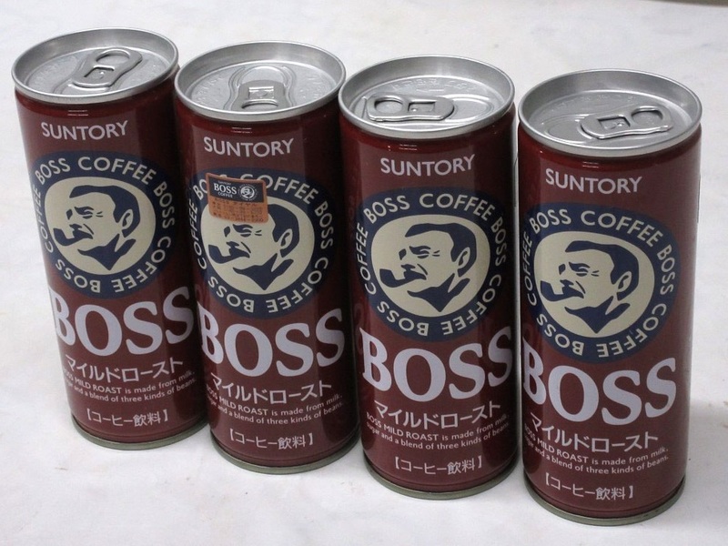 11K153 当時物 90年代 BOSS ボス マイルドロースト 缶コーヒー 4本 未開封 コレクションなどに 現状 売り切り