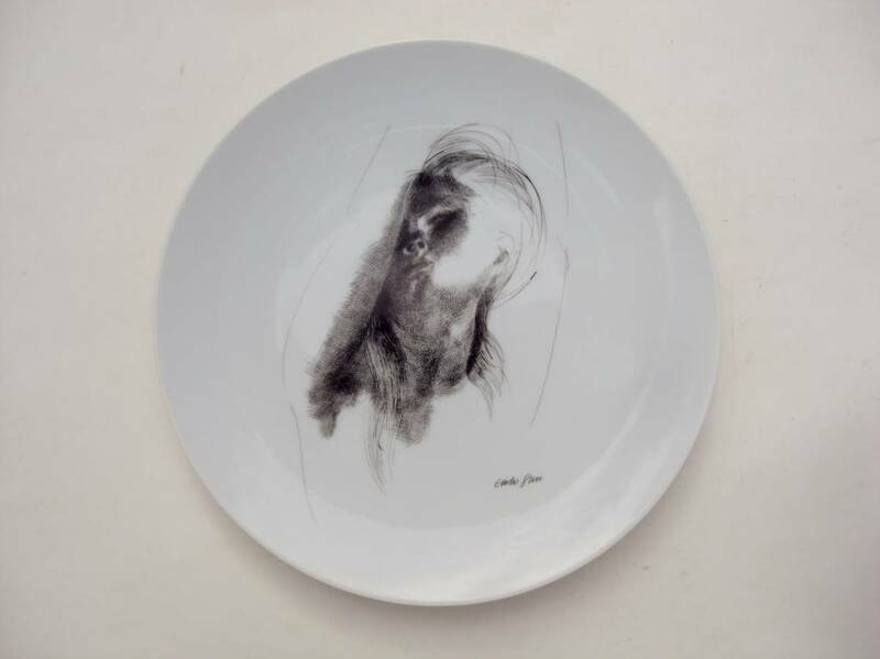 未使用■Noritake ノリタケ Emilio Greco エミリオ・グレコ 飾り皿 記念プレート 絵皿