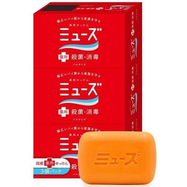 薬用せっけん ミューズ バスサイズ 135g 3個入り X4パック