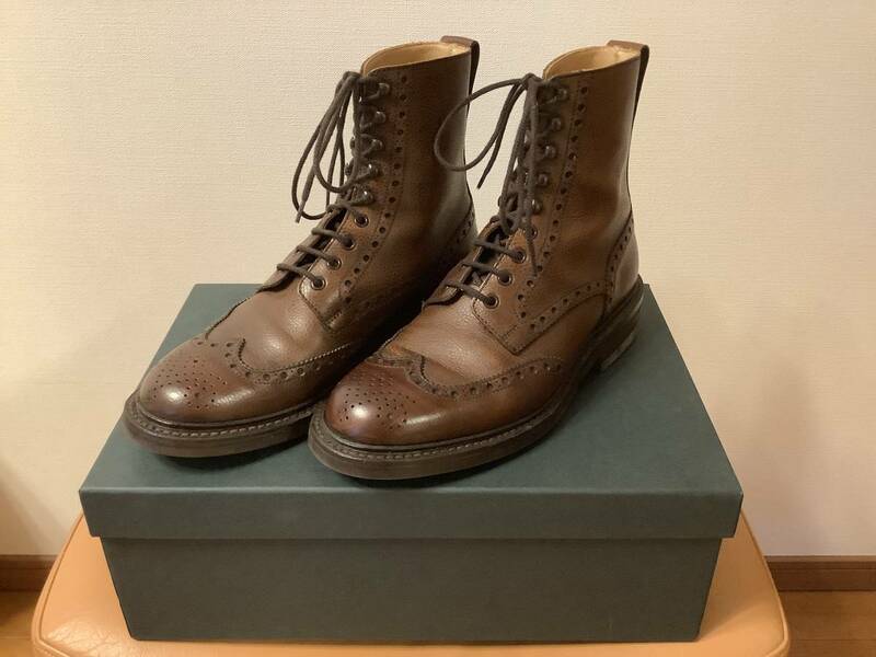 極美品　CROCKETT &JONES ISLAY アイラ　ダークブラウン　5E LAST365