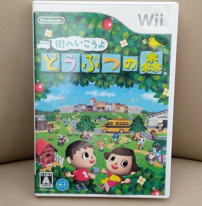 【取説あり】 街へいこうよ　どうぶつの森　Wii　ソフト　Nintendo　ゲーム