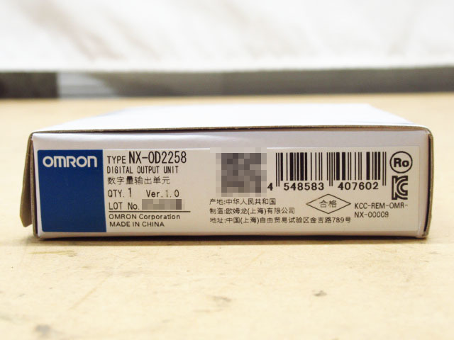 新品未開封品 Omron オムロン NX-OD2258 I/Oユニット デジタル出力 NXシリーズCPUユニット用 管理5C1116B-YP14