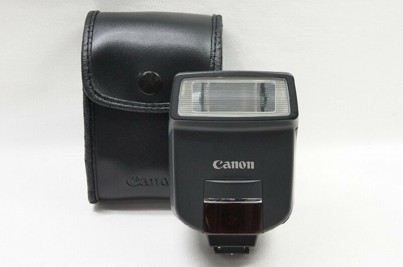 【適格請求書発行】美品 Canon キヤノン ストロボ スピードライト 220EX ケース付【アルプスカメラ】231116h