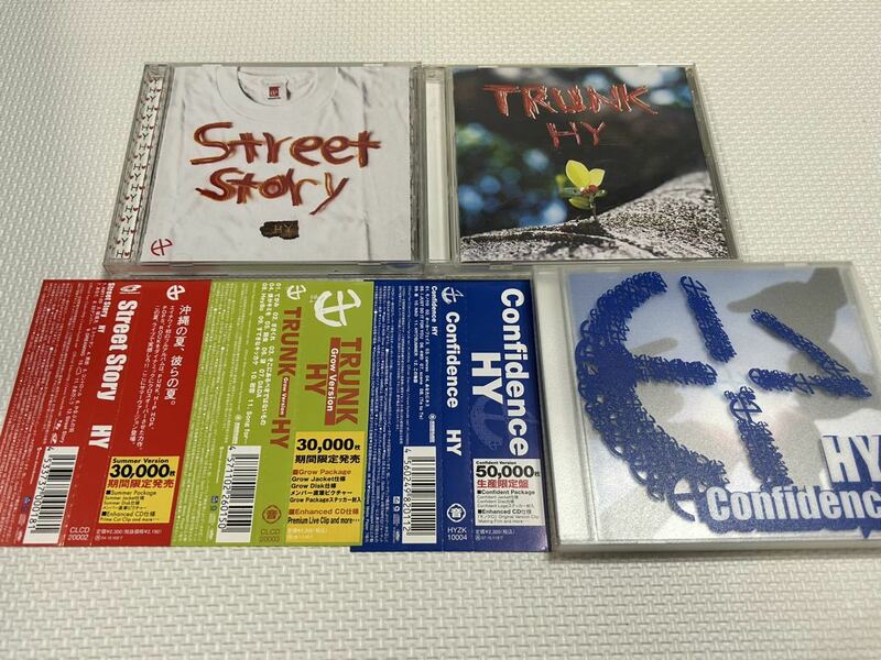 HY CD3枚セット street story TRUNK confidence 全帯付き 美品 期間、生産限定盤 貴重