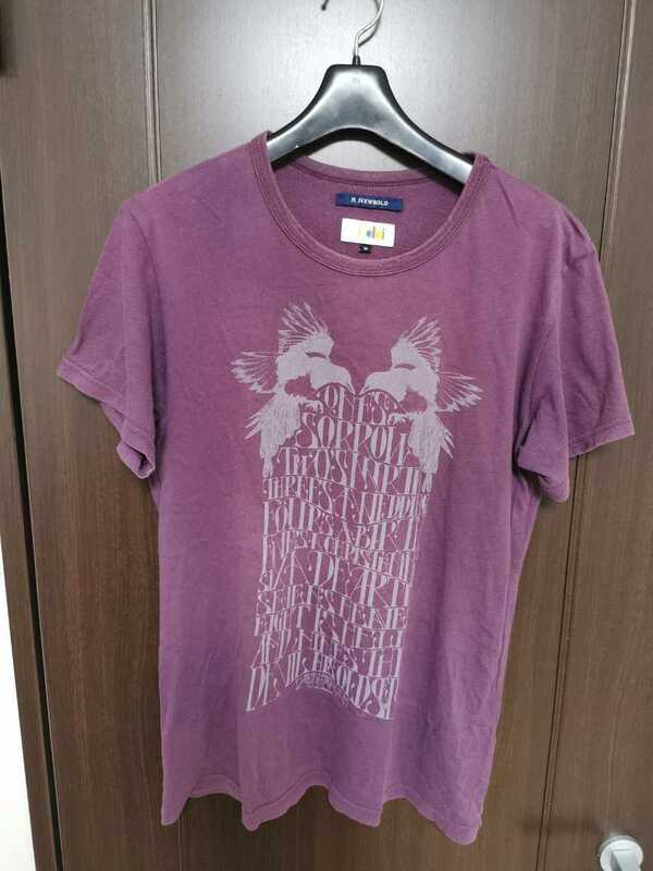 アールニューボールド R.NEWBOLD 半袖Tシャツ Mサイズ 紫 パープル