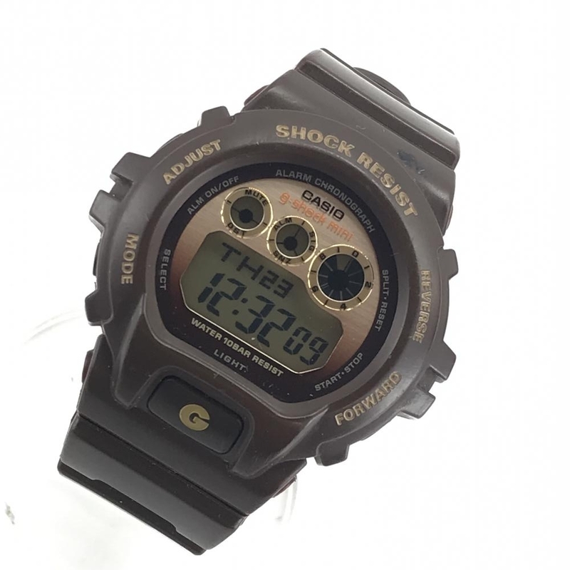 CASIO カシオ g-shock mini GMN-692-5JR シャイニーマルーン 腕時計 クオーツ フルオートカレンダー ラバーバンド 耐衝撃構造 管理YK21745