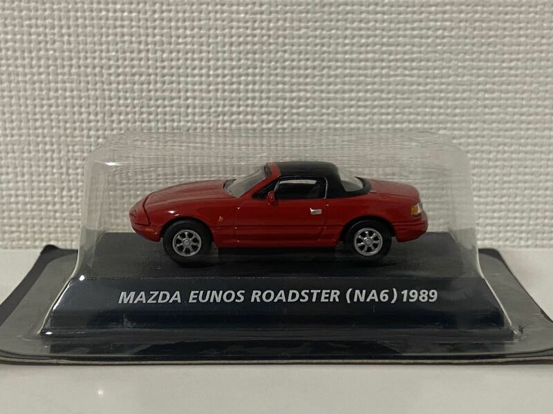 コナミ 1/64 マツダ ユーノス ロードスター na6 1989 レッド KONAMI MAZDA EUNOS ROADSTAR