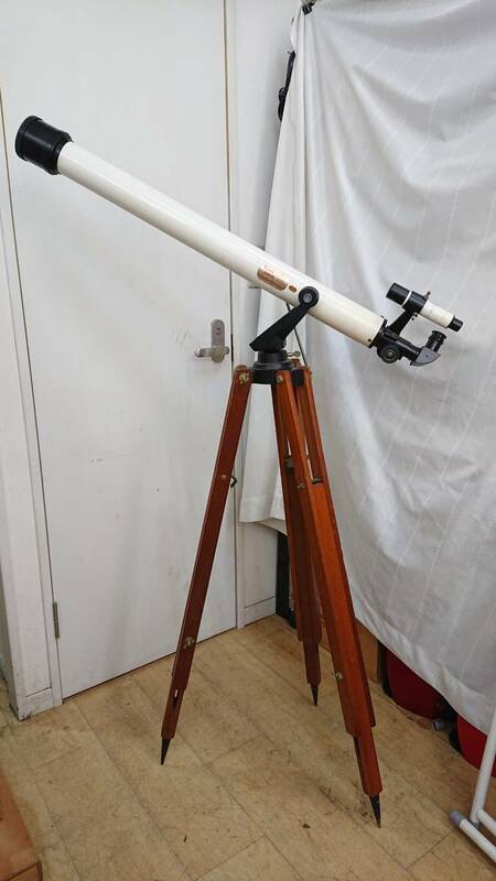 Vixen ビクセン 天体望遠鏡 ICARUS イカルス 507A 039 D60㎜/F910㎜ 木製三脚 現状品 