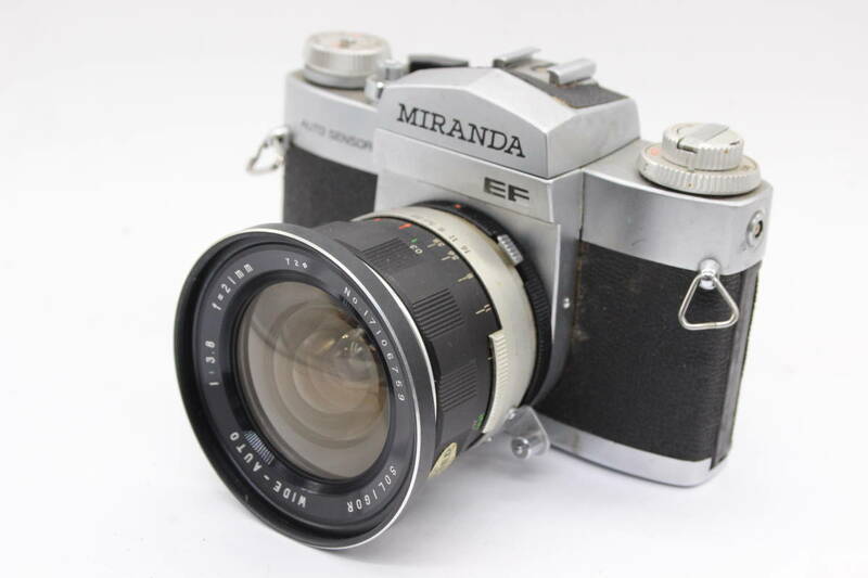 【訳あり品】 ミランダ Miranda Auto Sensorex EE Soligor 21mm F3.8 ボディ レンズセット s3517