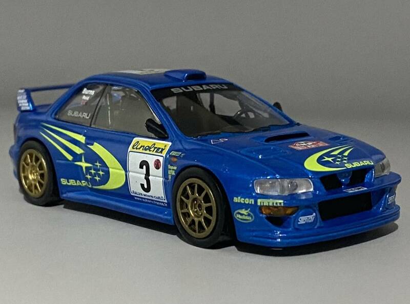 1/43 2000 Subaru Impreza WRC #3 ◆ Richard Burns / Richard Reid ◆ デルプラド スバル インプレッサ GC8 WRX STi 22B Rally