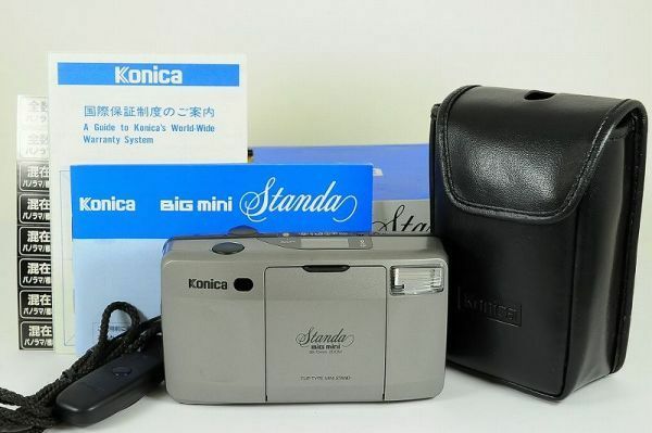 KONICA BIG MINI STANDA 箱、説明書、カメラポーチ、リモートとストラップ付き　6237979　(V173597)
