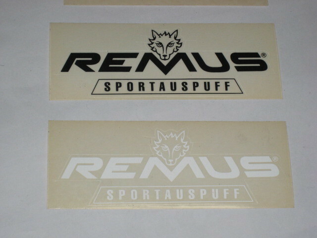 REMUS正規物ステッカー2枚セット 貴重な品！ブラック＆ホワイト
