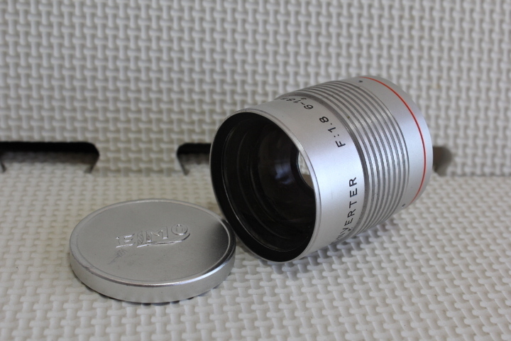 【コレクター放出品 未確認装着　前玉大カビ ジャンク】ELMO WIDE CONVERTER 6-18mm F1.8　8ミリフィルムカメラ向け　Φ30mm