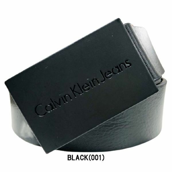 ※訳あり アウトレット(B) Calvin Klein(カルバンクライン)ck レザー ベルト メンズ 11KJ02XZ01 BLACK(001) Mサイズ