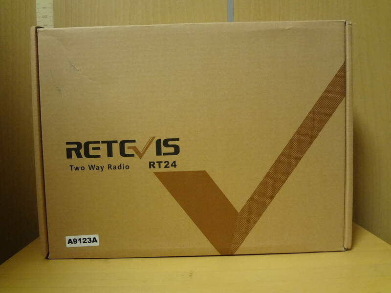 【USED美品ジャンク】RETEVIS RT24 Two Way Radio トランシーバー 2台セット バッテリーパックなし A9123A