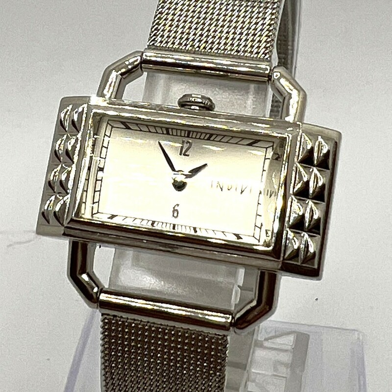 T) INDIVI TIMEWEAR インディヴィ レディース ウォッチ 腕時計 稼働品 電池交換済 K0504
