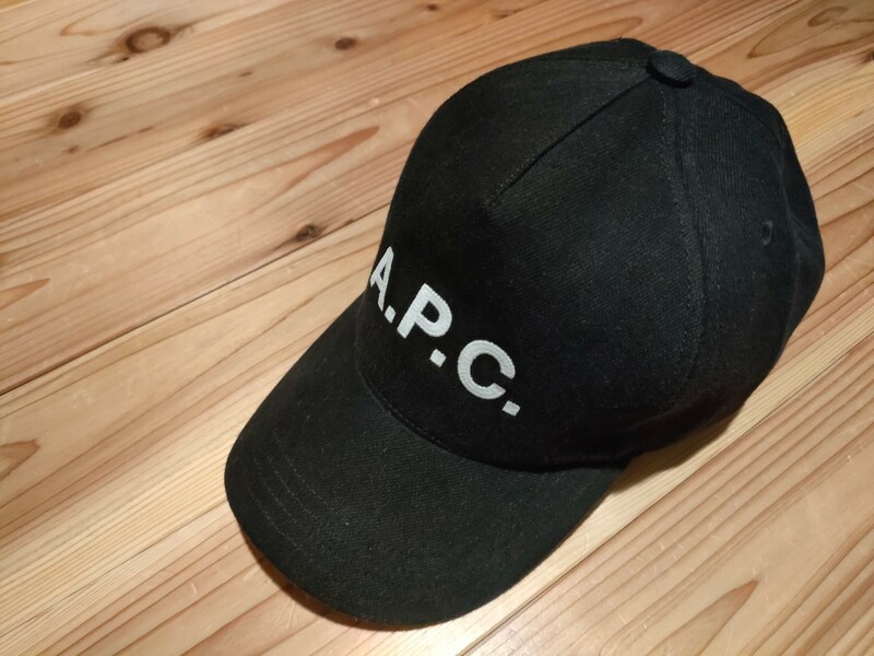 A.P.C. EDEN ベースボールキャップ ブラック 黒 コットン 綿 エデン 帽子 ベースボールキャップ ニューエラ CAP ロゴ