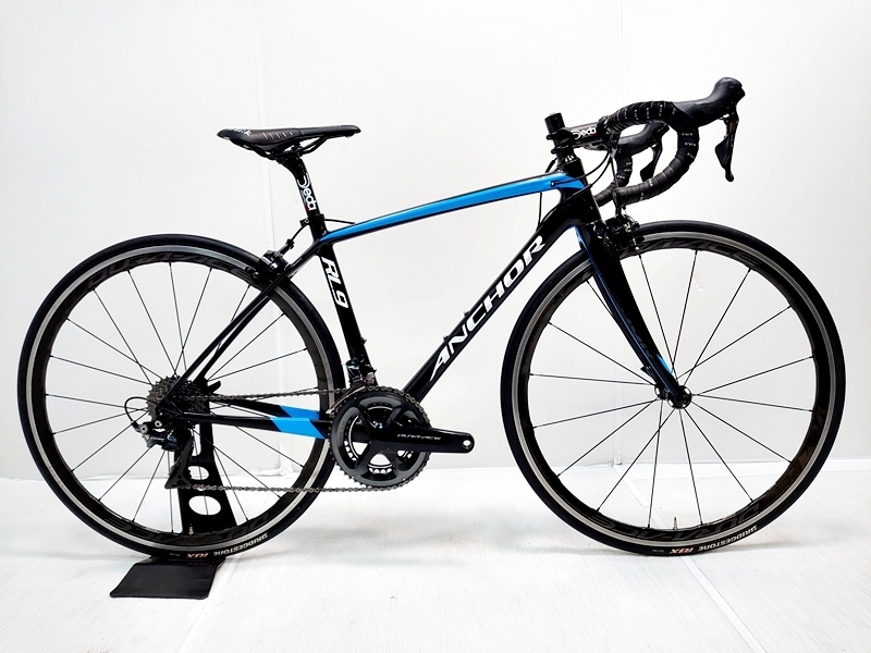 ▼▼アンカー ANCHOR RL9 DURA-ACE R9100 2017年モデル カーボン ロードバイク 450サイズ 2×11速 ブラック×ブルー