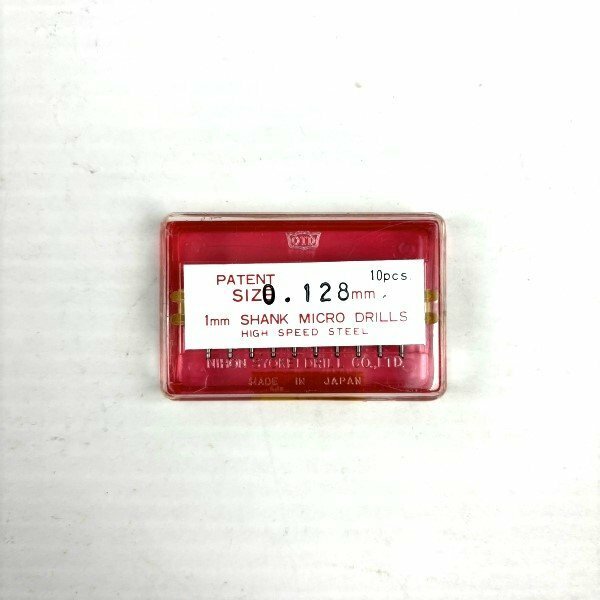 【アウトレット品】 OTD 日本小径ドリル 1mm×0.128mm 184本セット シャンクマイクロドリル sp-024-d045