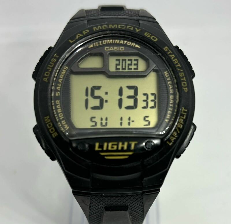 カシオ スポーツギア ラップメモリー60 W-734 CASIO デジタル腕時計