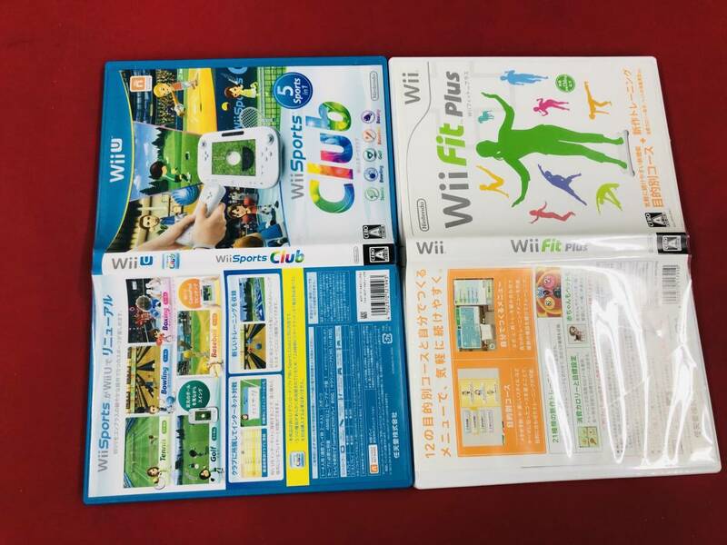 【Wii U】 WiiU Wii Sports Club Wiiスポーツクラブ Wii fit plus 即落札！！ セット