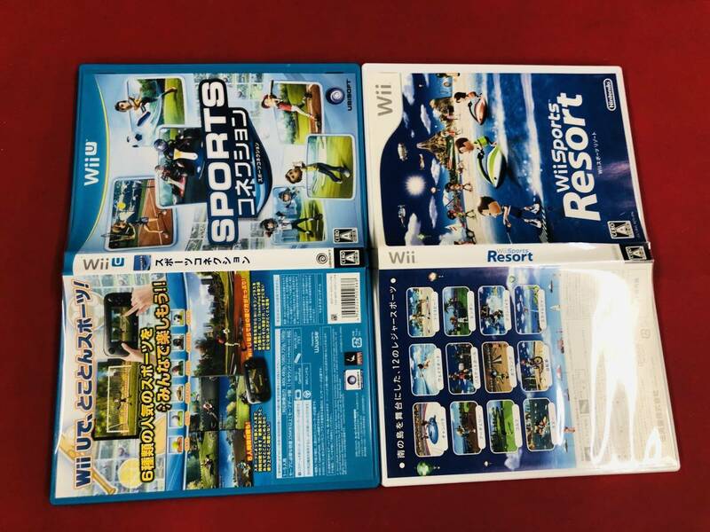 【Wii U】 スポーツコネクション sportsコネクション sports resort リゾート 即落札！！ セット