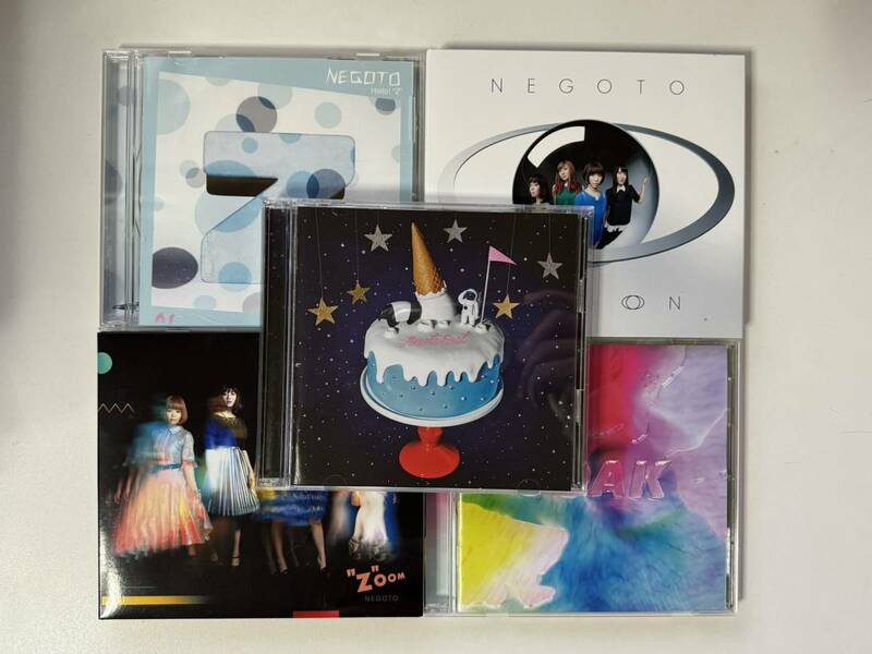 邦楽CD NEGOTO ねごと 5枚セット Hello! "Z" / "Z"OOM / VISION (CD+DVD) / SOAK / Best