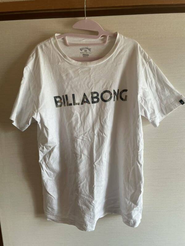 ビラボン半袖Tシャツ 白 ロゴTシャツ
