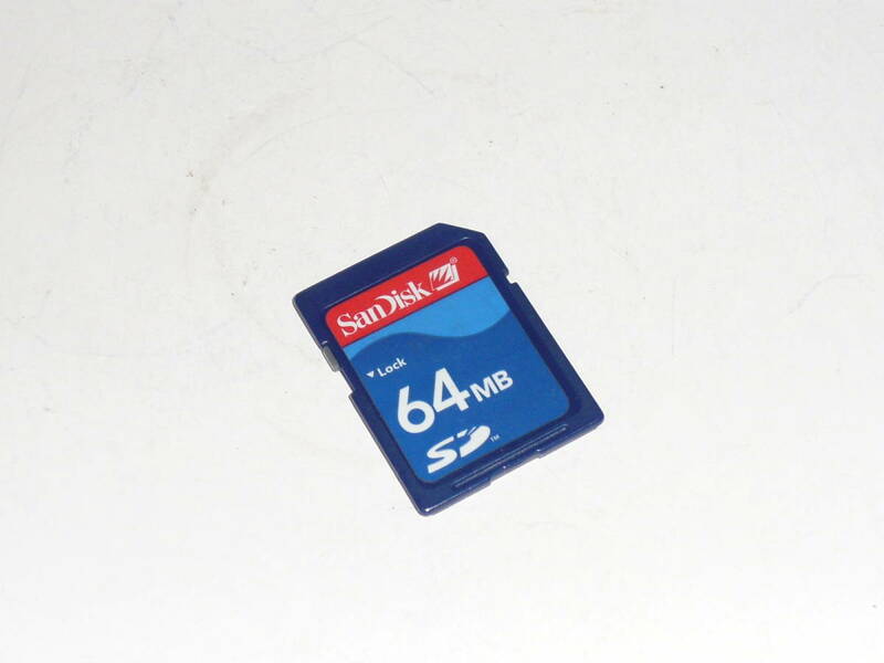 動作保証！SanDisk SDカード 64MB 