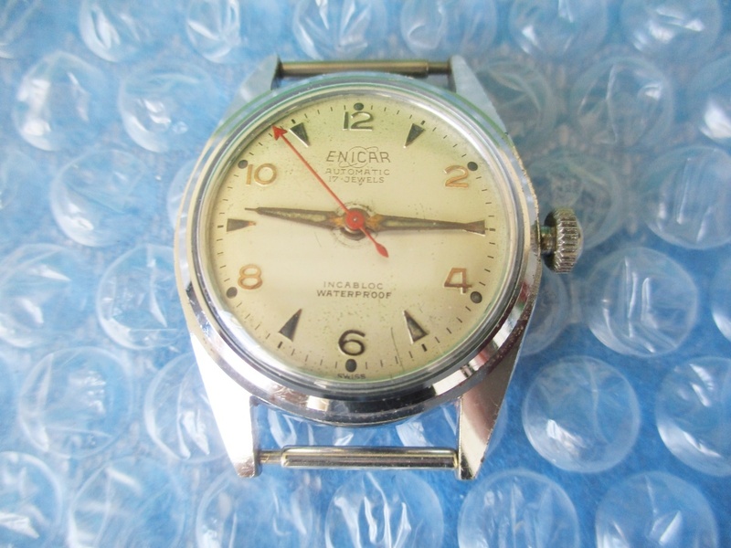 腕時計 エニカ ENICAR 17石 当時物 手巻き 稀少 OH済み 昭和レトロ コレクション