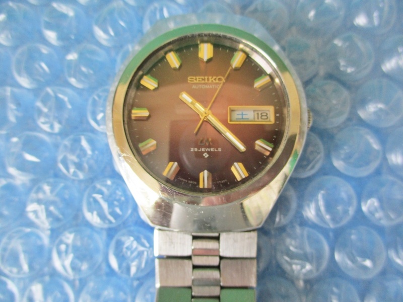 腕時計 セイコー SEIKO ロードマチック 25石 5606-5170 自動巻き 稀少 OH済み 昭和レトロ コレクション