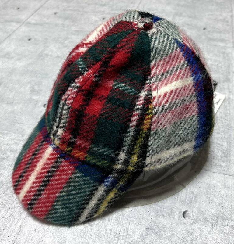 新品 定価6050円 ツイードミル ウール ベースボール キャップ 帽子　　TWEED MILL スコットランド製 ピュアウール MADE IN SCOTLAND 柳8677