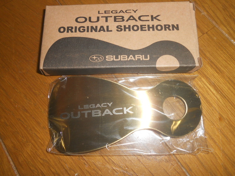 ★SUBARU LEGACY OUTBACK ORIGINAL SHOEHORN 靴べら レガシィアウトバック オリジナル シューボーン★