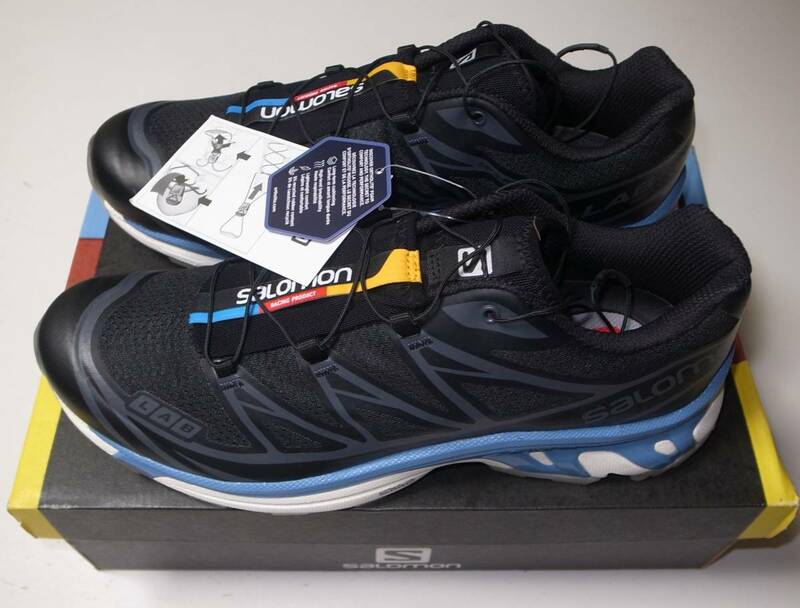 SALOMON XT-6 CLEAR スニーカー 28cm black blue