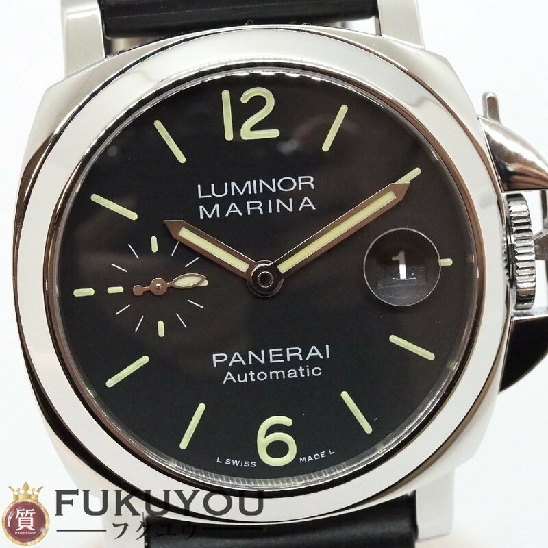 PANERAI/パネライ Luminor 40mm ルミノール マリーナ PAM01048 ラバーベルト SS 自動巻き腕時計 OP7087