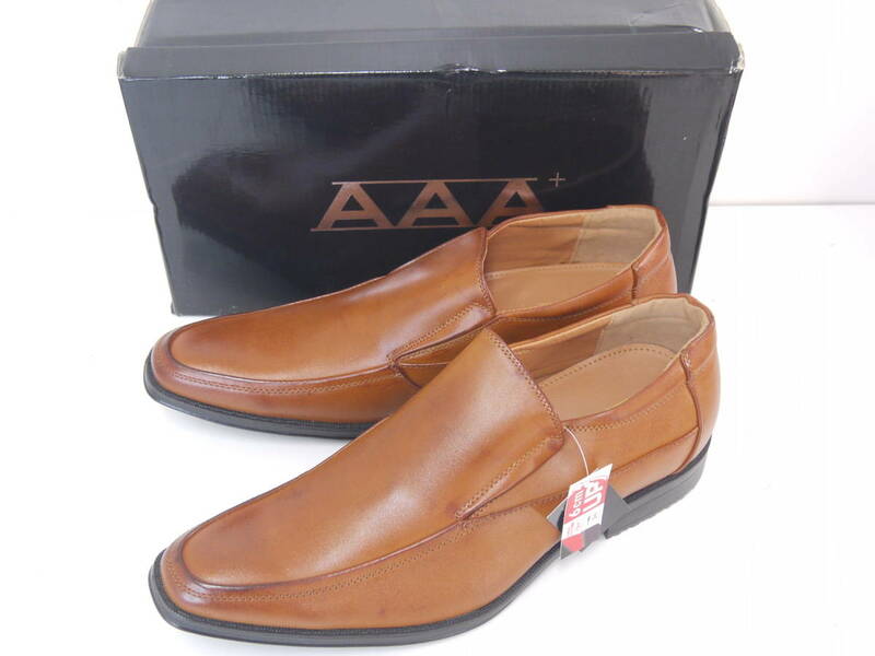 58 新品 訳有 AAA+ 30.0cm 3E ビジネスシューズ 紳士靴 LBR ライトブラウン インソール 大きいサイズ 
