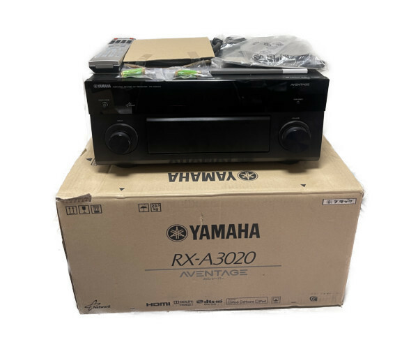 完動品 美品 YAMAHA 9.2ch AVレシーバー AVENTAGE RX-A3020(B) ブラック RX-A3020B 貴重 レア ヴィンテージ 