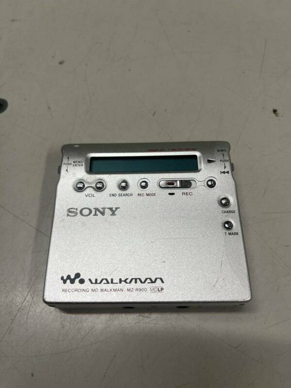 SONY ポータブルMDレコーダー MZ-R900 動作未確認 現状品