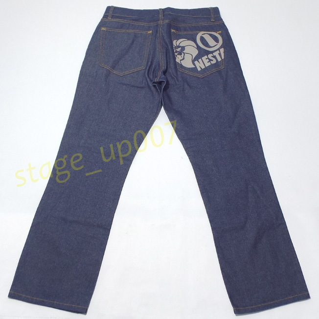NESTA BRAND（ネスタブランド）／ストレートデニムパンツ・ワンウォッシュジーンズ DN1602HB/sizeM（未使用に近い）／管QKCZ