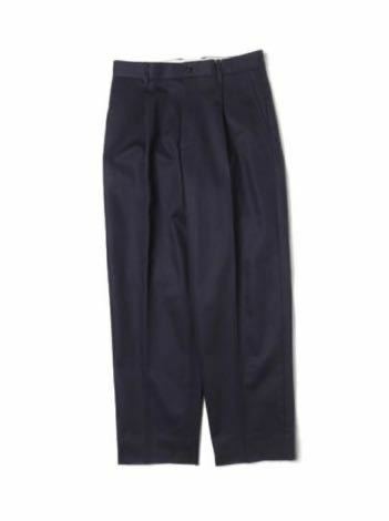 UNIVERSAL PRODUCTS　COTTON 1TUCK TROUSERS ユニバーサルプロダクツ　チノパン　ワイドパンツ SIZE 2 ユニセックス