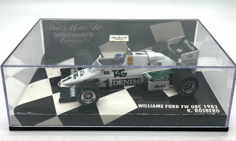 275△MINICHAMPS 1/43 Williams Ford F1 FW08C 1983 #1 K.ROSBERG ケケ・ロズベルグ