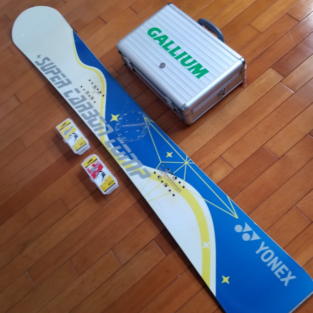 ★送料無料即滑走 YONEX SUPER CARBON COMP 158 2007-2008　電動ロトブラシ　チューンナップ済ＴＯＫＯホットワックス エッジビベリング済