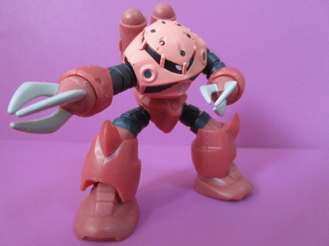 シャア専用ズゴック　可動ミニフィギュア(詳細不明)／サイズ約７．５cm／機動戦士ガンダム／商品説明欄全部必読！入札条件＆取引条件厳守！