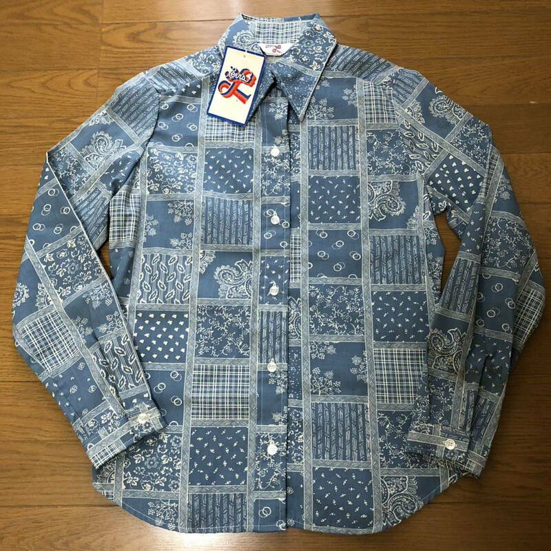 ビンテージ デッドストック LEVI'S FOR GALS リーバイス 65397-5861 デニム ジーンズ 501XX 66 赤耳 LVC インディゴ バンダナ シャツ S M