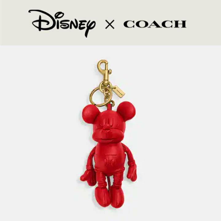 【新品】★送料無料★Coach x Disney コーチ X ディズニー コラボ　バッグチャーム co325b