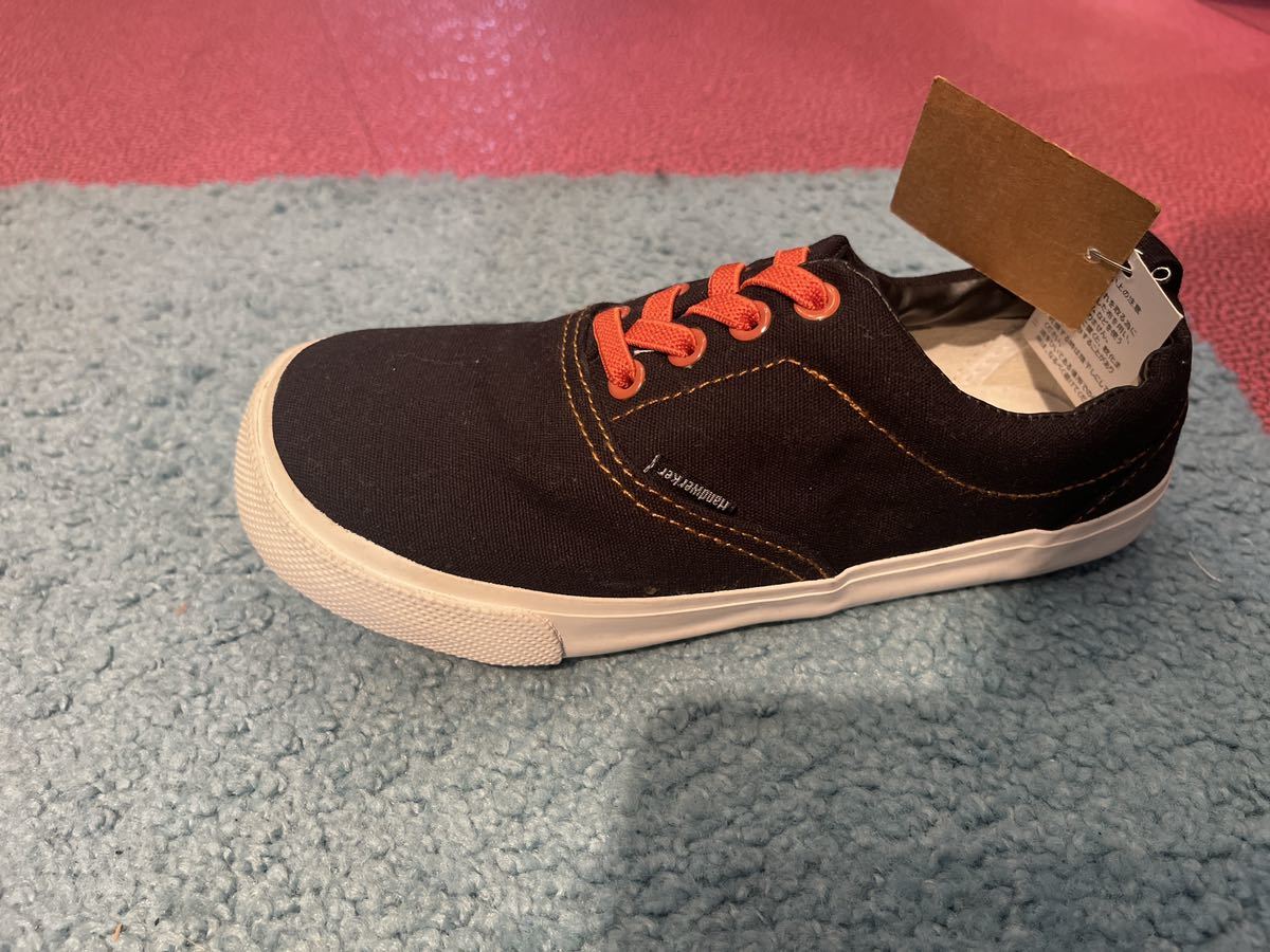 新品　アウトレット品　キッズ　スニーカー　黒　20センチ